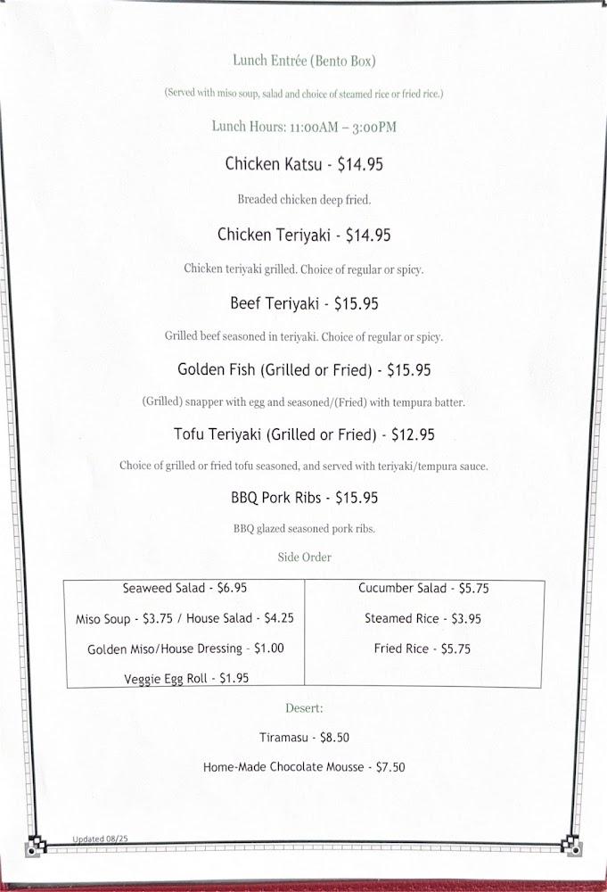 A & J Ichiban Menu image 2